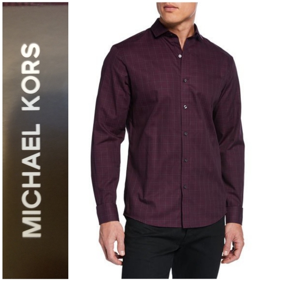 Michael Kors Other - Michael Kors Men's Chaney Slim Plaid Sport Shirt